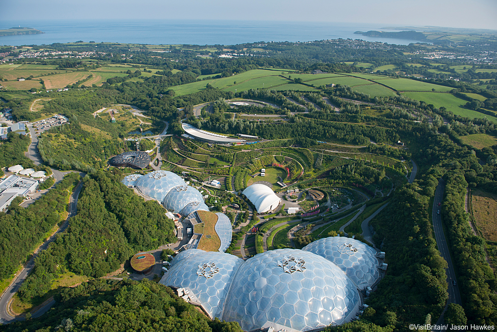 Aerial image of The Eden Project_2
