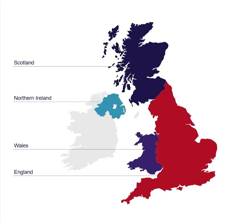 UK map